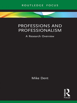 cover image of Professions and Professionalism